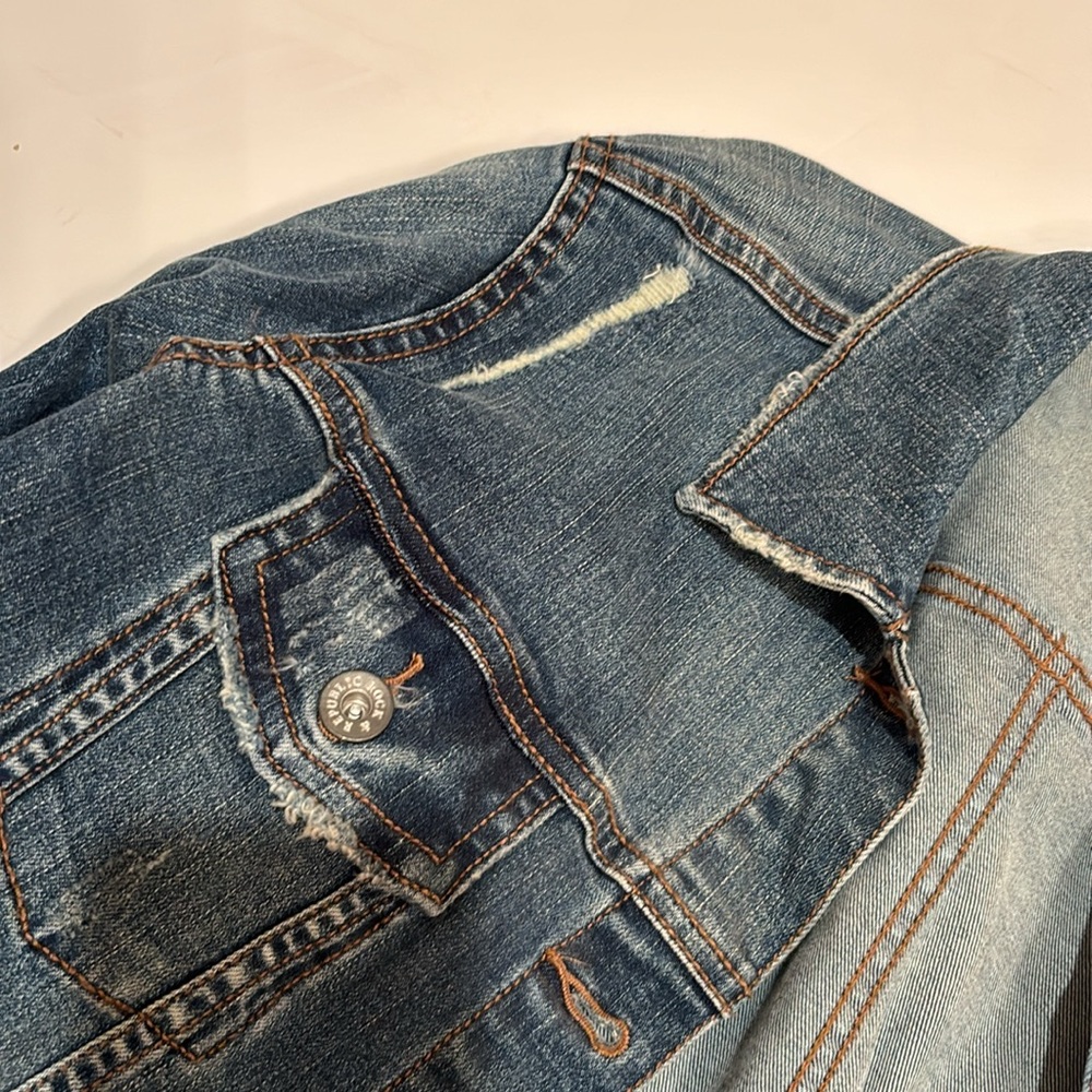 NWT ROCK & REPUBLIC Denim, jean jacket, medium, indigo size small women’s - Picture 10 of 10